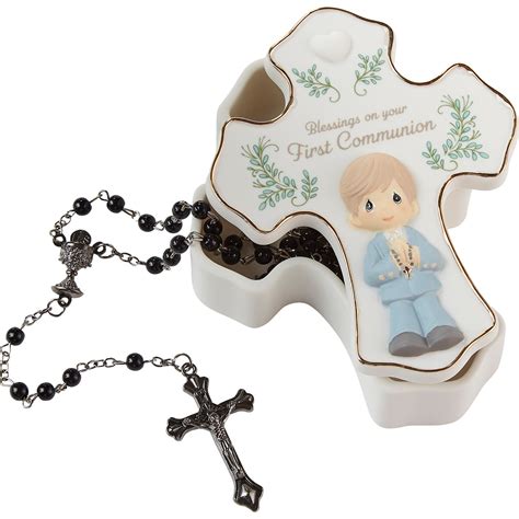 rosary box for boy merica metal|Boy Rosary Holder .